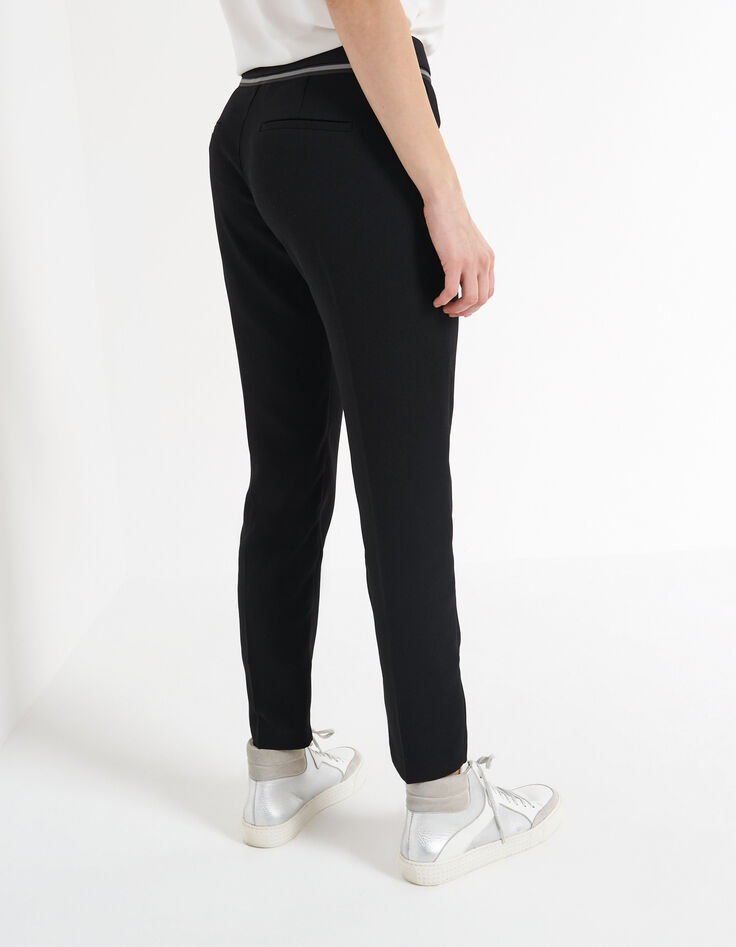 Pantalón de traje negro crepé I.Code-2 Pantalón de traje negro crepé I.Code-2
