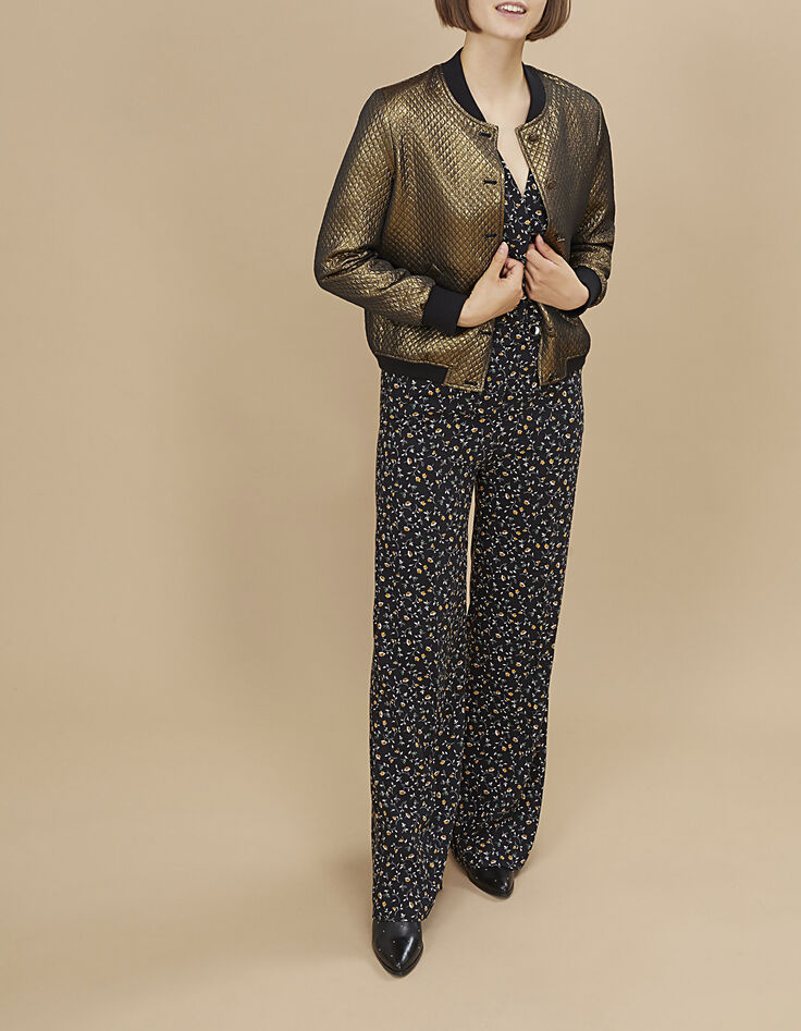 I.Code gold quilted baseball jacket-5 I.Code gold quilted baseball jacket-5