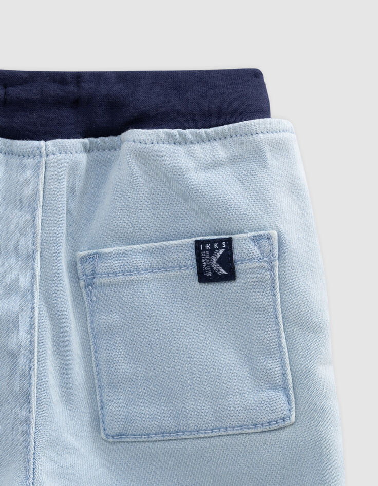 Set blaue Bermuda und weißes T-Shirt, Babyjungen-7