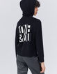 Pure Edition sweat à capuche laine et cachemire noir femme-3