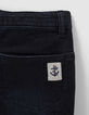 Ungebleichte Jungenjeansbermudas mit Kordelzug -6