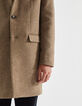 Men’s light brown straight coat-4
