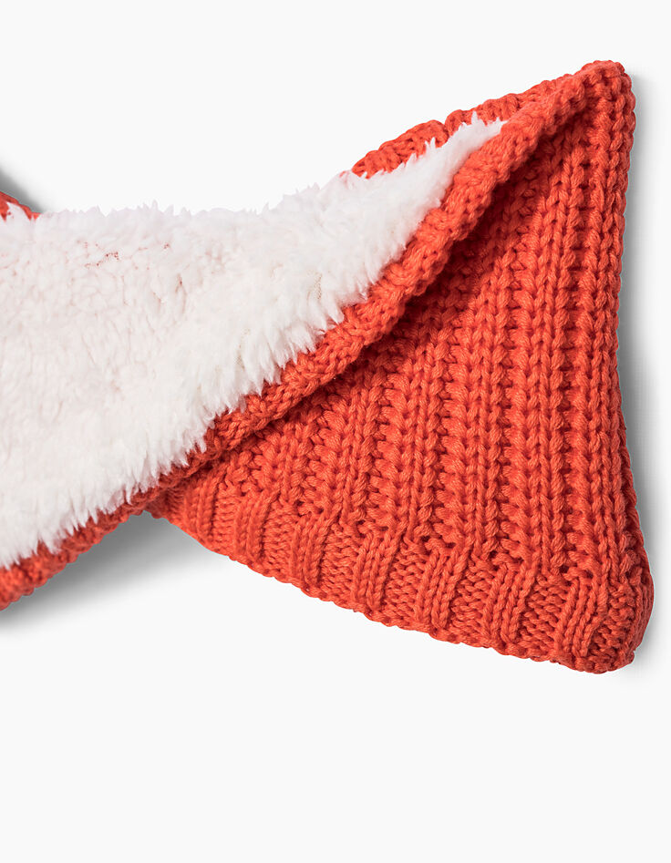 Snood orange bébé garçon -4