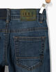 Jean slim stone blue à revers camouflage garçon-6