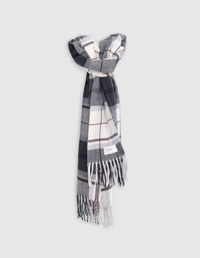 Bufanda de cuadros escoceses para hombre - IKKS