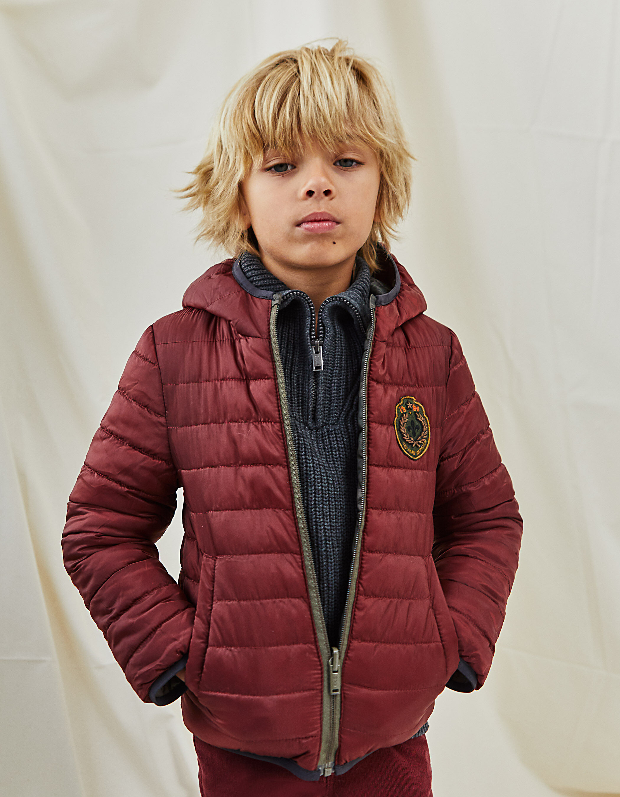 Boys bronze padded jacket IKKS