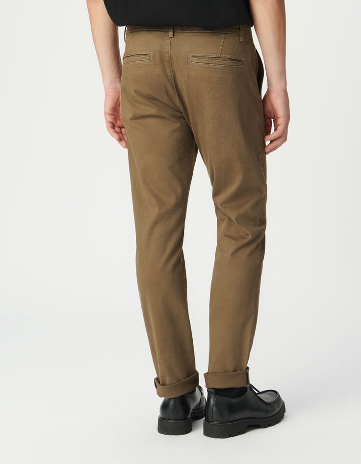 Slim-Herrenchinohose, dunkelbeige-3 Slim-Herrenchinohose, dunkelbeige-3