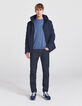Men’s stone fine slub knit sweater-5