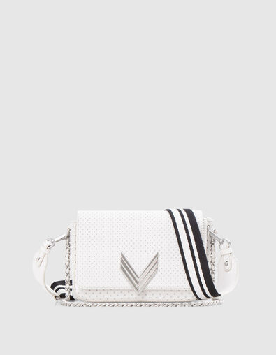 El bolso 111 de piel KINGSTON blanca - IKKS