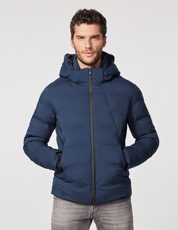 Doudoune indigo matelassage Homme-2