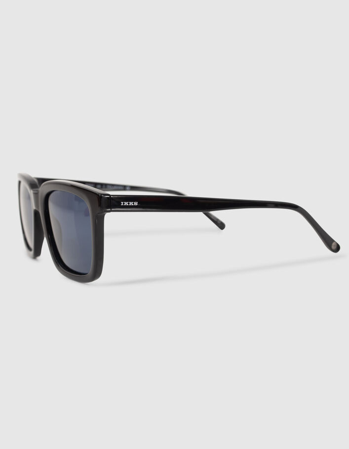 Men’s black rectangular sunglasses
