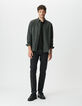 Camisa slim caqui tejido Liberty® barroco hombre-1