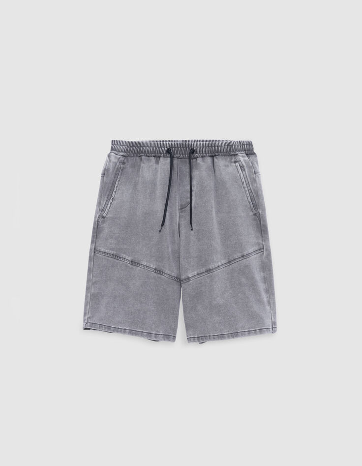 Bermuda LOOSE en jean gris Waterless garçon-5