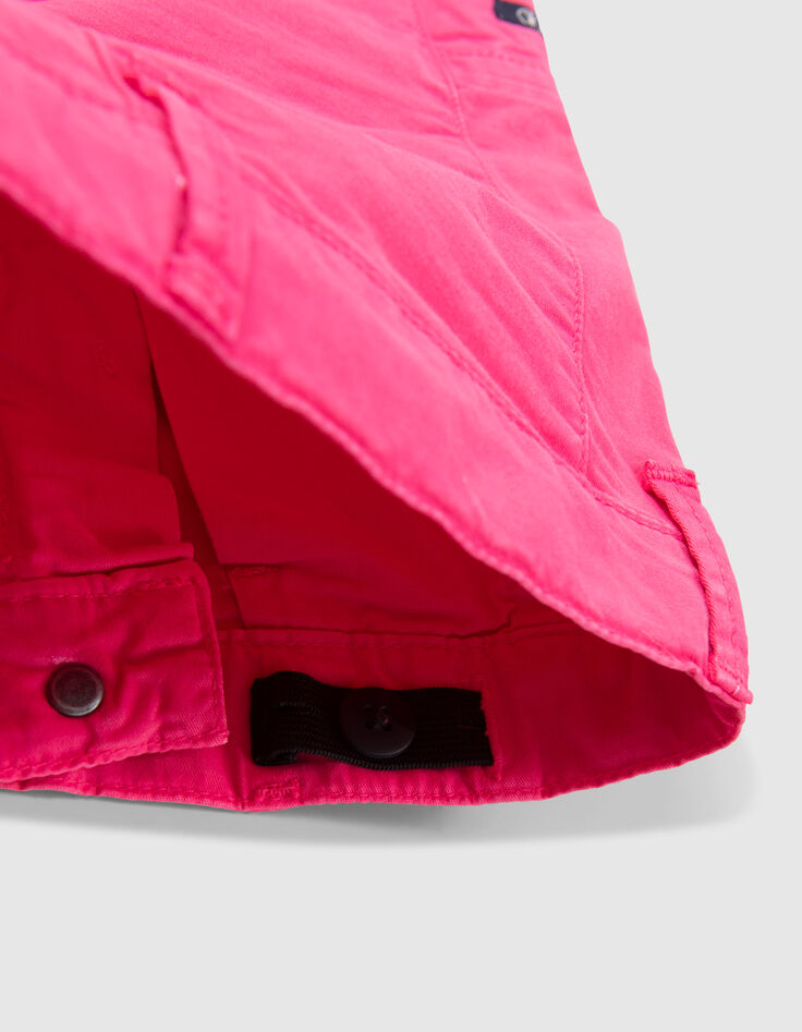 Boys' pink cargo Bermuda shorts-6