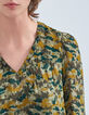 Moosgrüne Damenbluse mit Green-Camo-Print-2