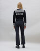 Women's black IKKS x DUVILLARD ski pants-2