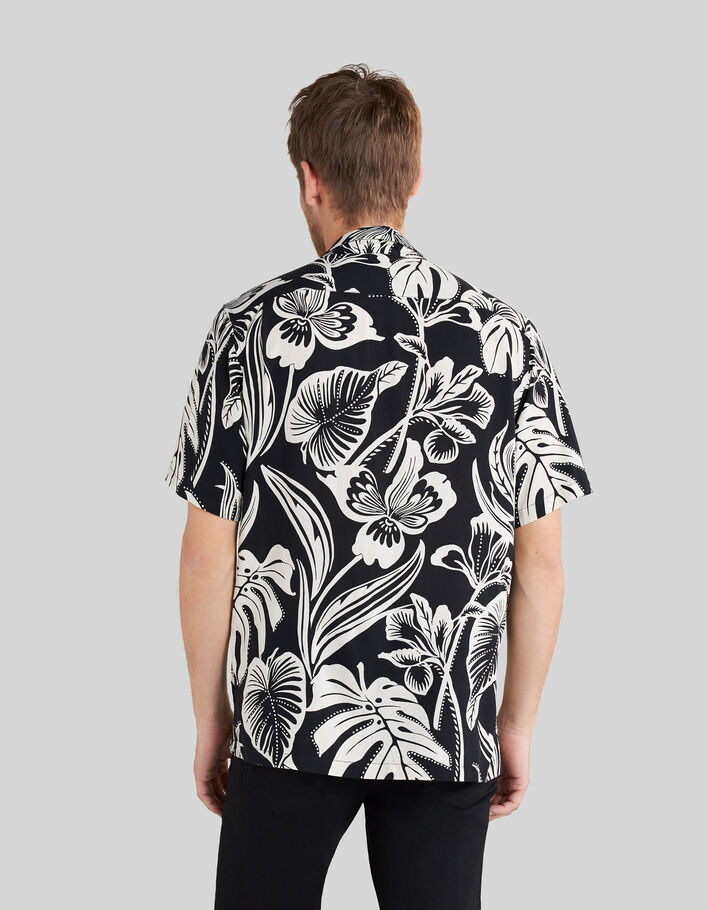 Pure Edition – REGULAR-Herrenhemd mit tropischen Blumen - IKKS
