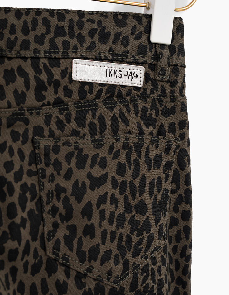 Jean skinny léopard taille haute fille-4 Jean skinny léopard taille haute fille-4