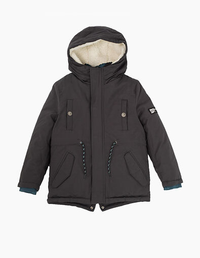 Boys’ grey 3-in-1 parka with reversible padded jacket - IKKS