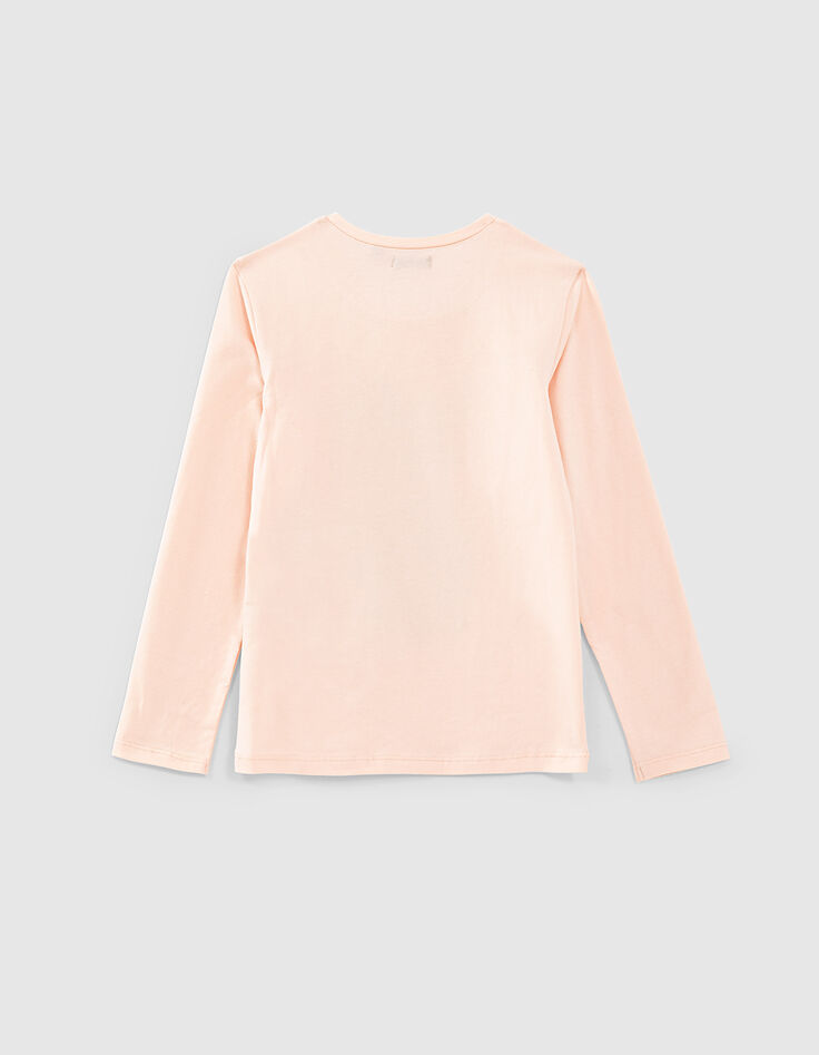 Tee-shirt rose visuel chat-photographe fille-3 Tee-shirt rose visuel chat-photographe fille-3