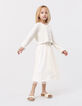 Jupe-tutu midi écrue plissée asymétrique fille-2