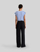 Camiseta marinera rayas cobalto mujer-7