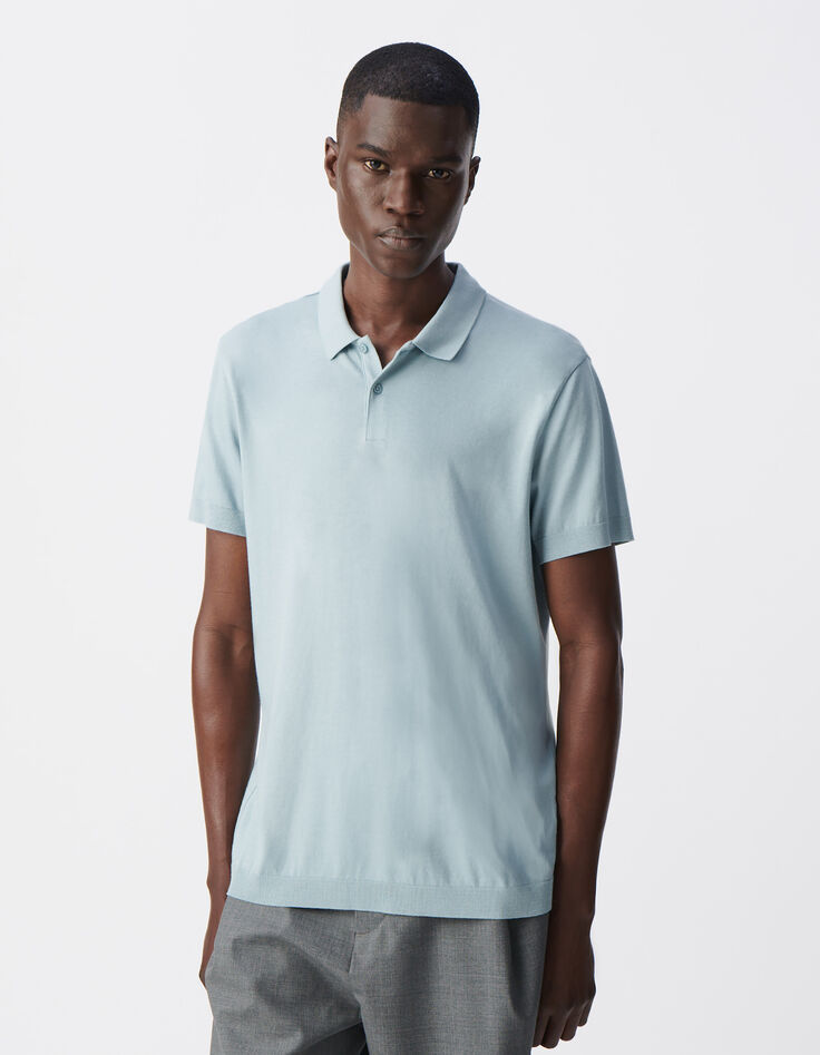 Polo horizon en coton modal Homme-1