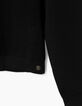 Girls' black cardigan-4