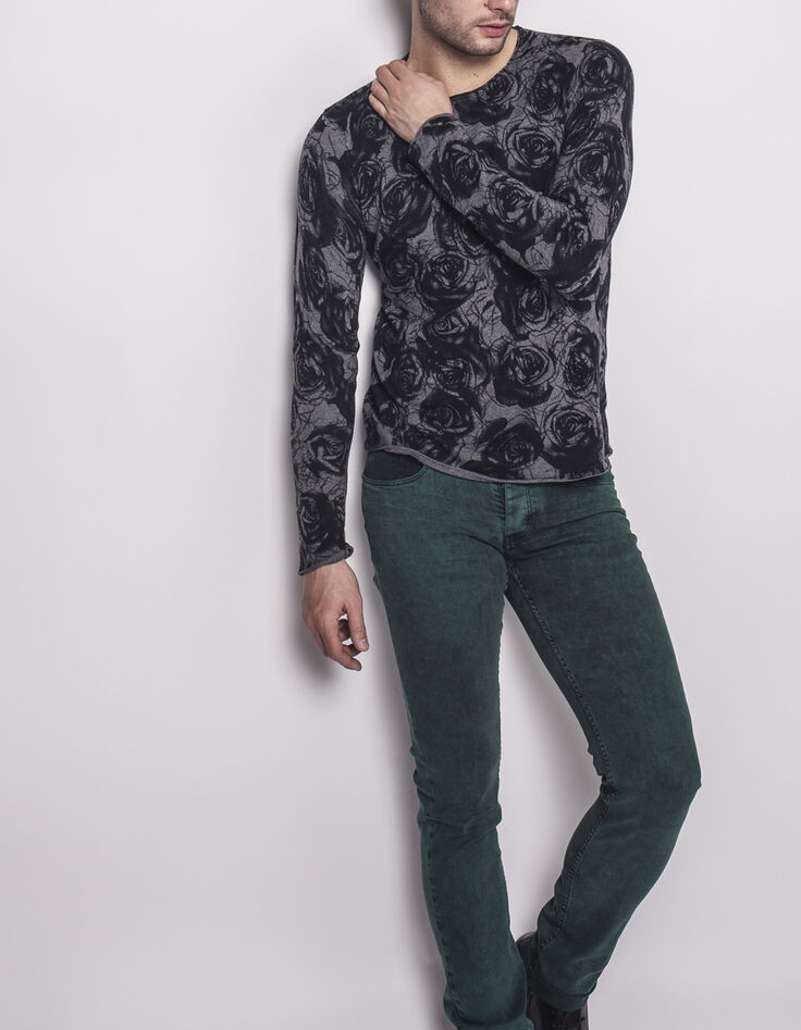 Pull imprimé homme-2