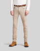 Vaqueros SLIM beige WATERLESS Damian hombre-2