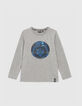 Camiseta gris gafas IKKS - STAR WARS™ niño-1
