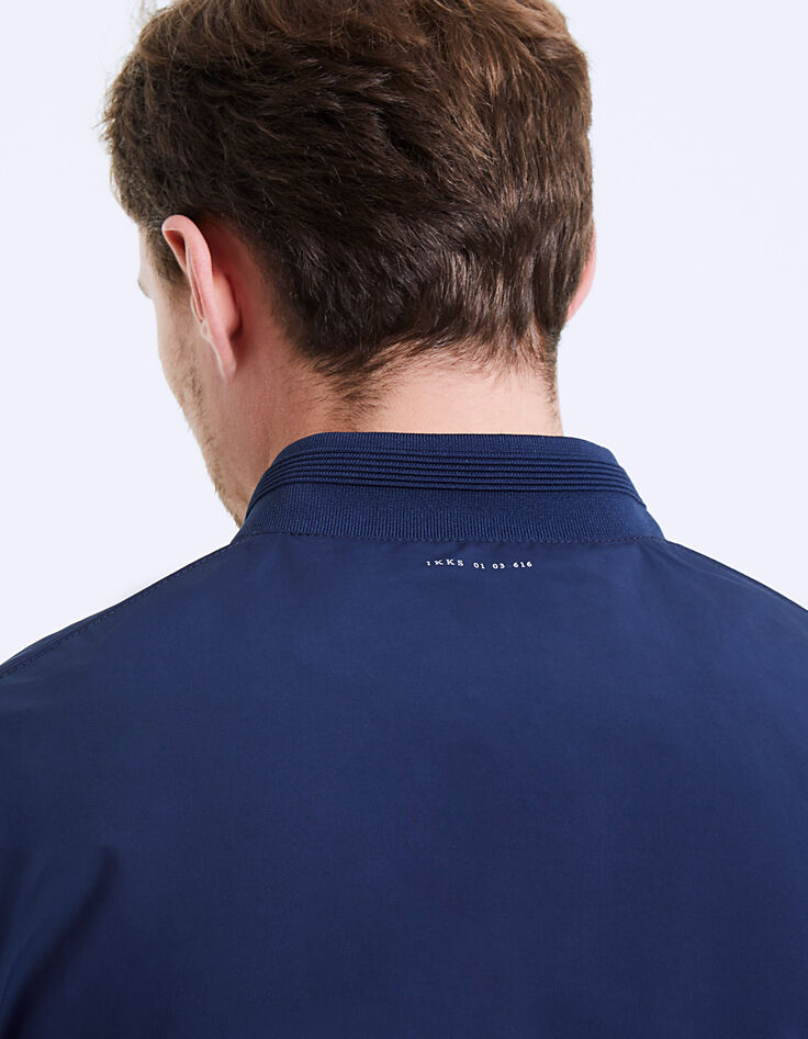 Teddy indigo à poches zippées Homme-6
