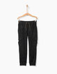 Pantalon jogging gris camouflage à poches garçon-2