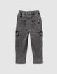 Grijze ballonjeans battlestijl jongens-3
