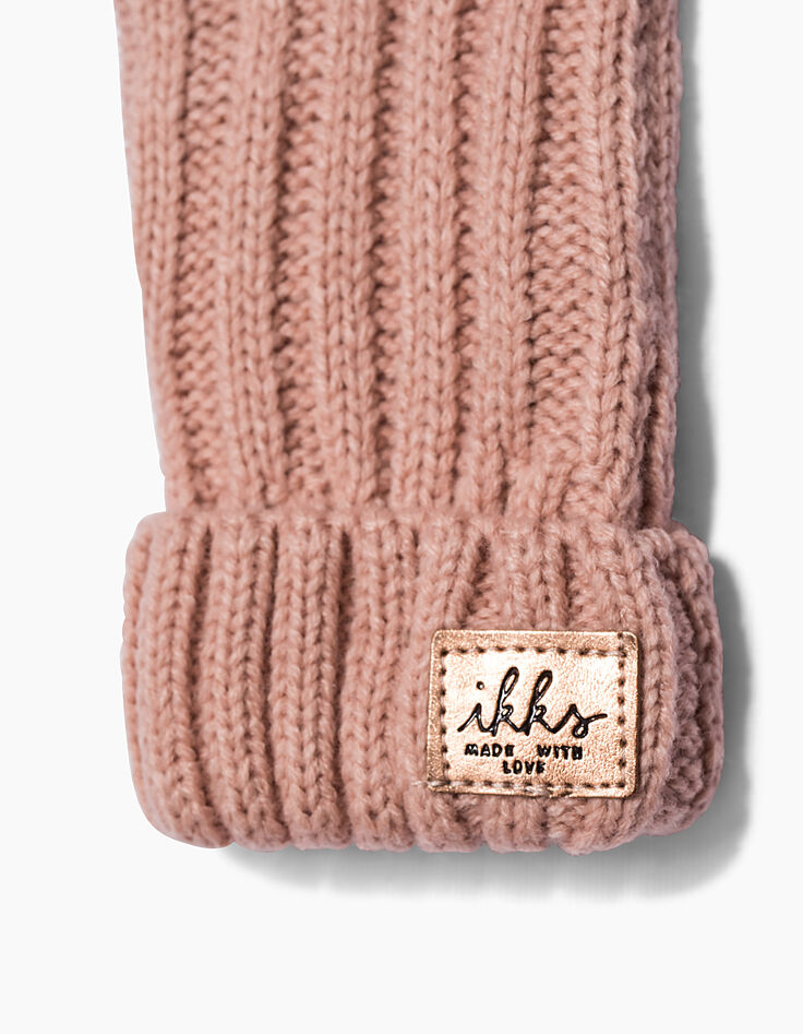 Gants roses fille-3