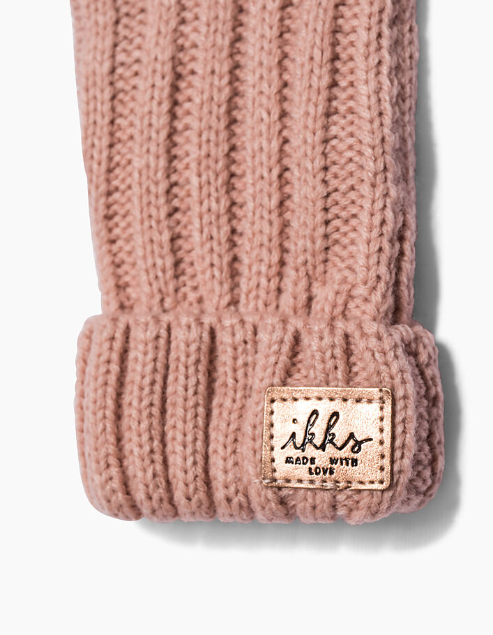 Girls' pink gloves - IKKS