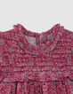 Roze jurk palmprint babymeisjes-2