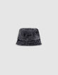 Grijze bobjeanshoed met borduursels jongens-3