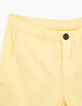 Bermuda jaune en lin homme-3
