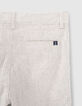 Bermudas traje beige rayas ni&ntilde;o-4