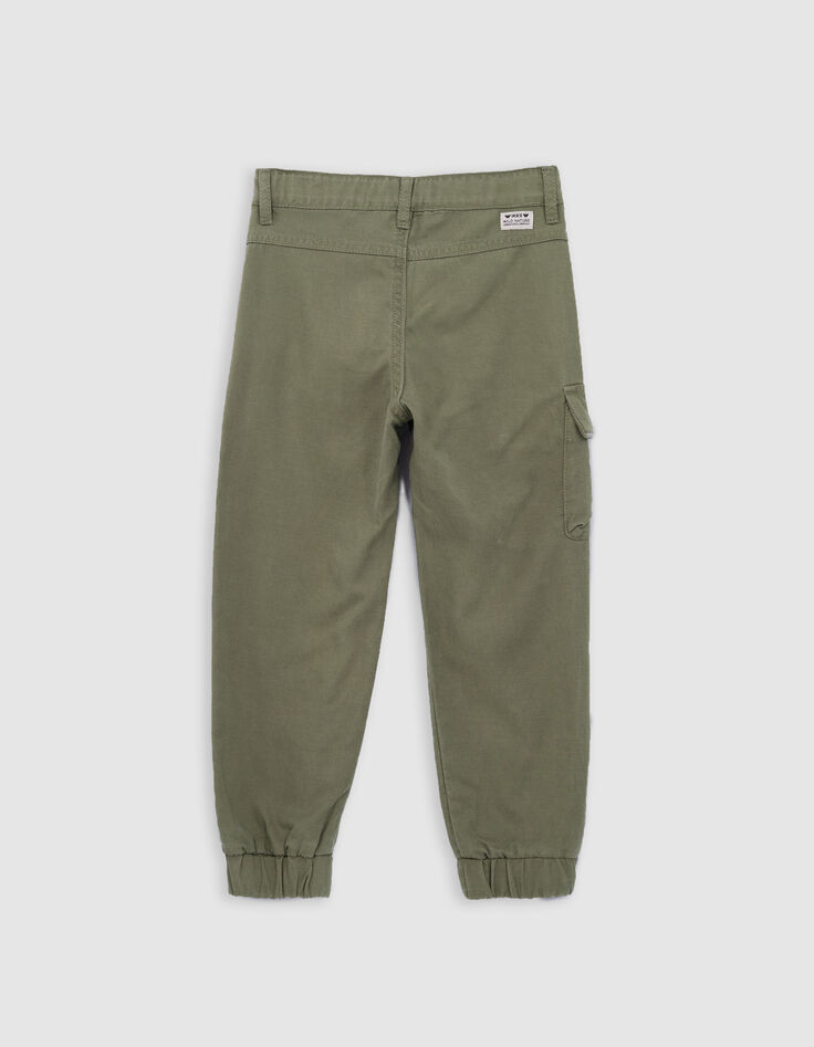 Pantalón BATTLE caqui tira fantasía bolsillo niña-6