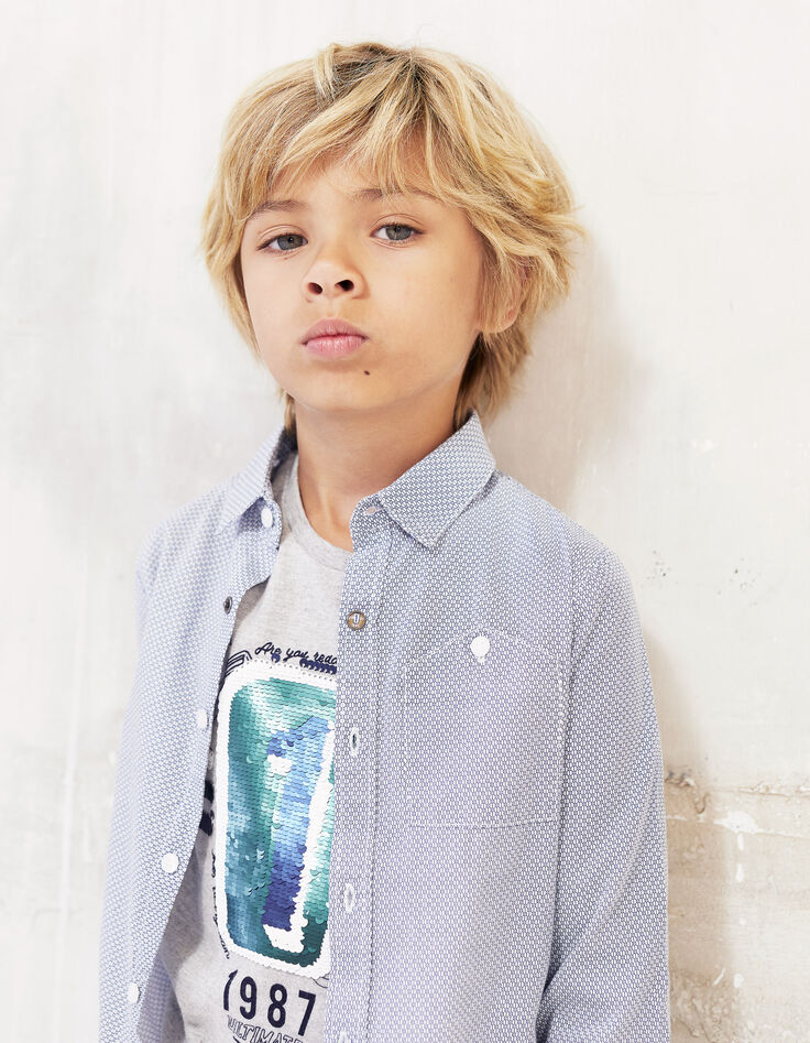 Camisa estampada niño -1