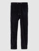 Zwarte corduroy joggingbroek voor heren-5