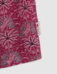 Roze jurk palmprint babymeisjes-4