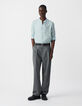 Men's horizon linen REGULAR shirt with Mandarin collar-1