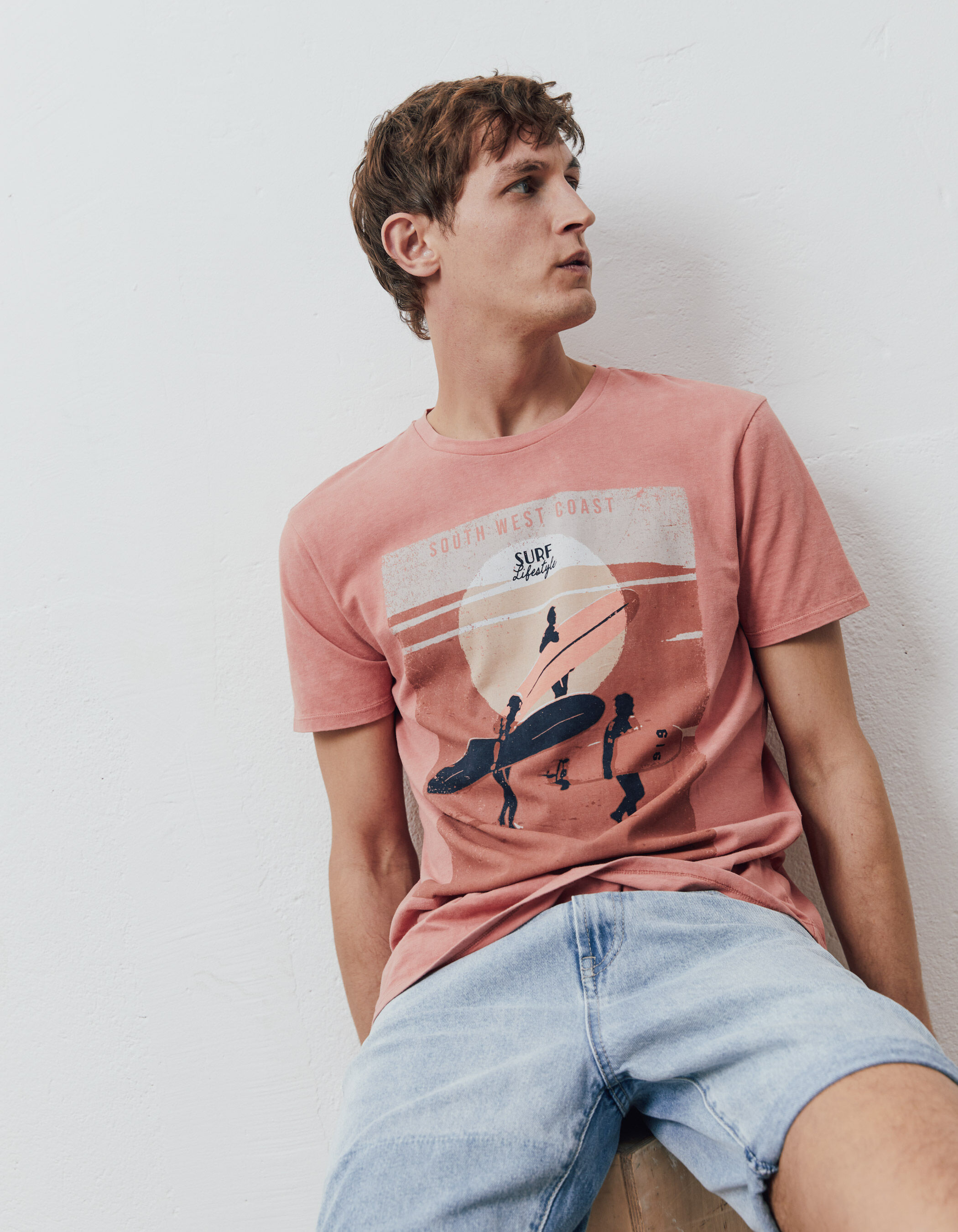 Koraalrood shirt deals