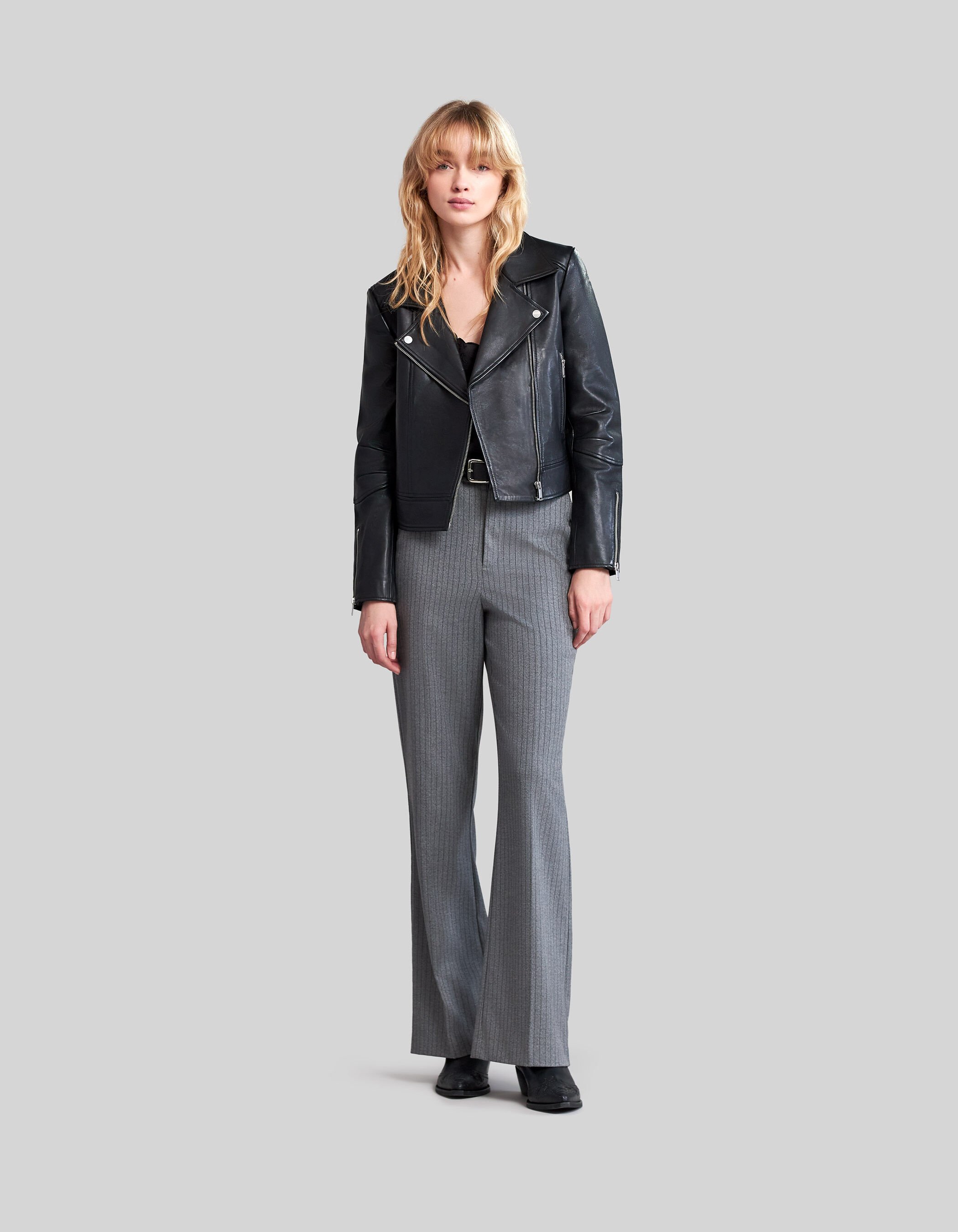 Ikks veste en best sale cuir