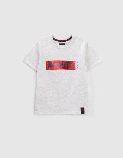 Camiseta NARUTO gris motivo en espalda niño - IKKS