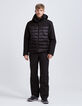 Doudoune noire bi-matière IKKS x DUVILLARD Homme-7