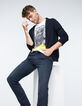 Jean SLIM marine Shinjuku Homme-1